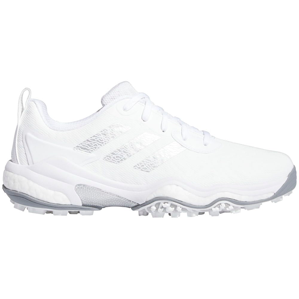 adidas CODECHAOS '25 Spikeless Waterproof Shoes - White/Silver Metallic/Grey Two