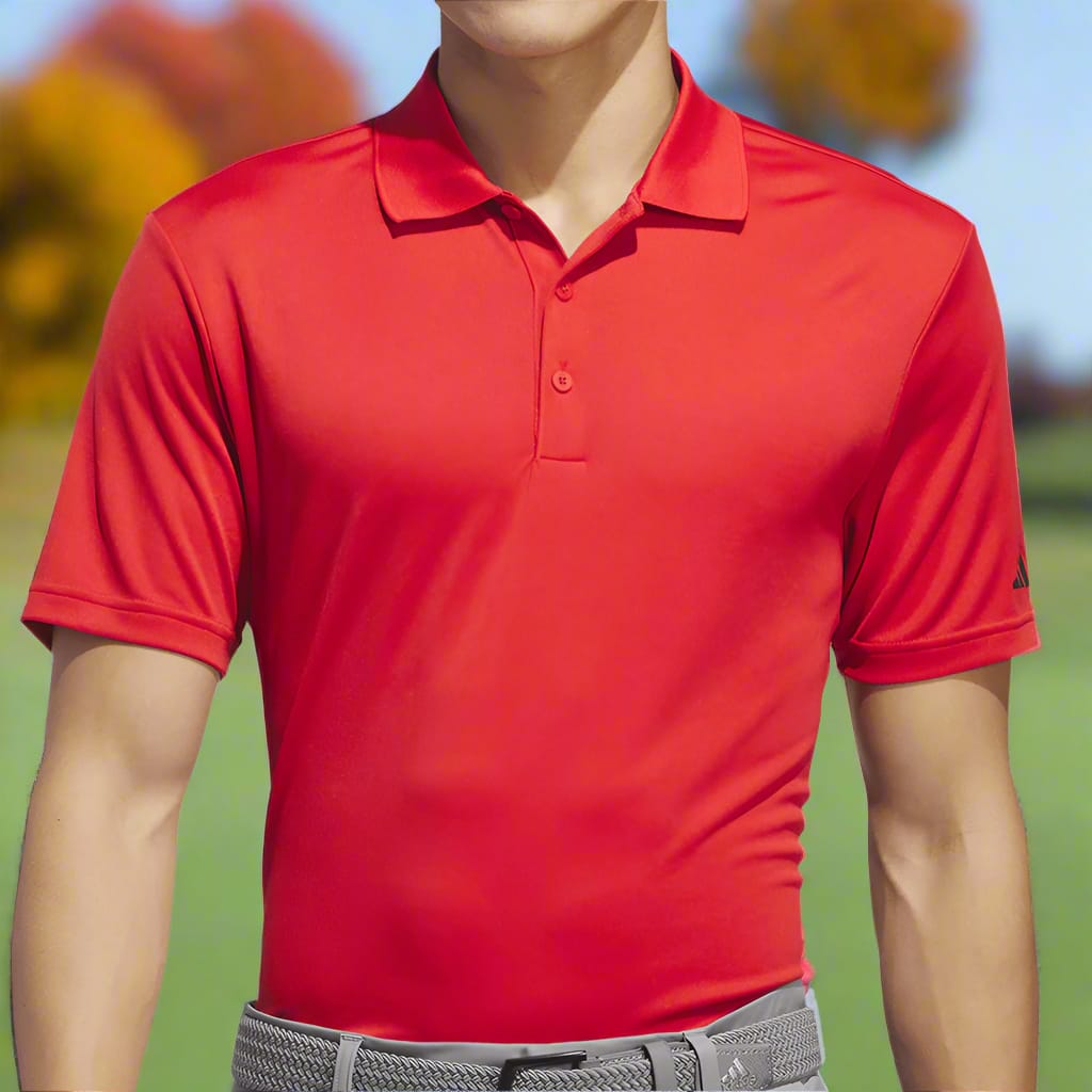 adidas Core Performance Primegreen Polo Shirt - Collegiate Red