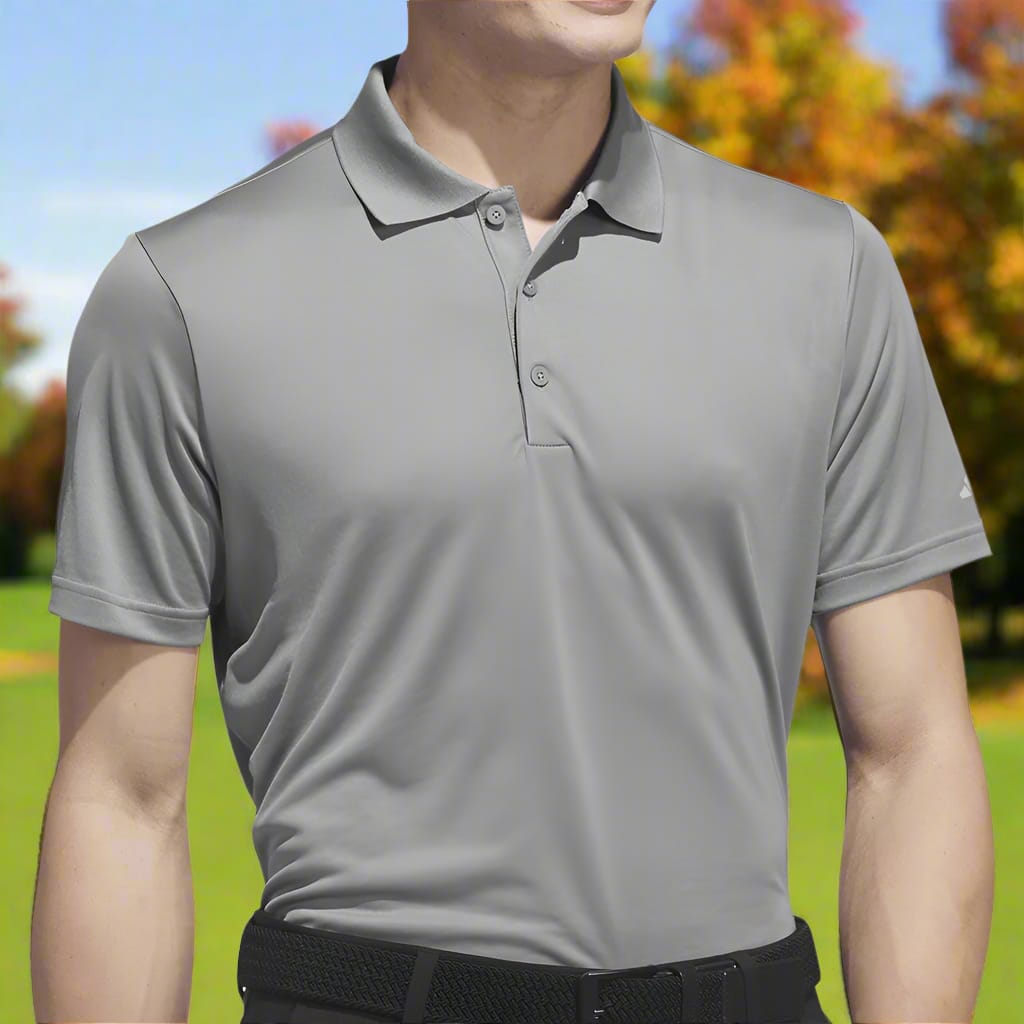 adidas Core Performance Primegreen Polo Shirt - Grey Heather