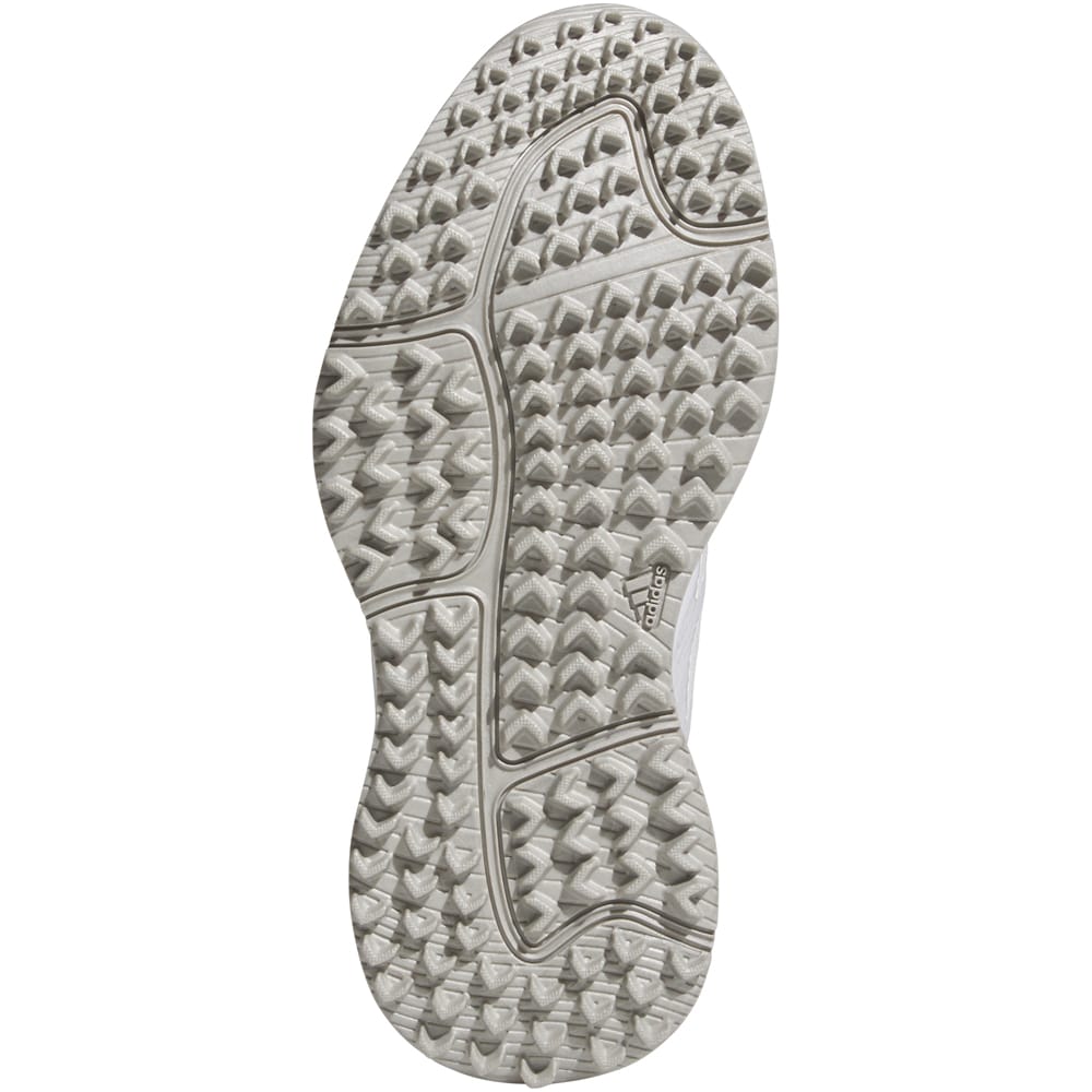 adidas Jr Adizero ZG Spikeless Waterproof Shoes - White/Silver Metallic/Iron Metallic