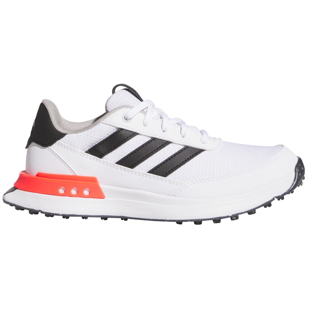 adidas Jr S2G 24 Spikeless Waterproof Shoes - White/Core Black/Lucid Red