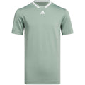 adidas Jr Sport Collar Polo Shirt - Silver Green