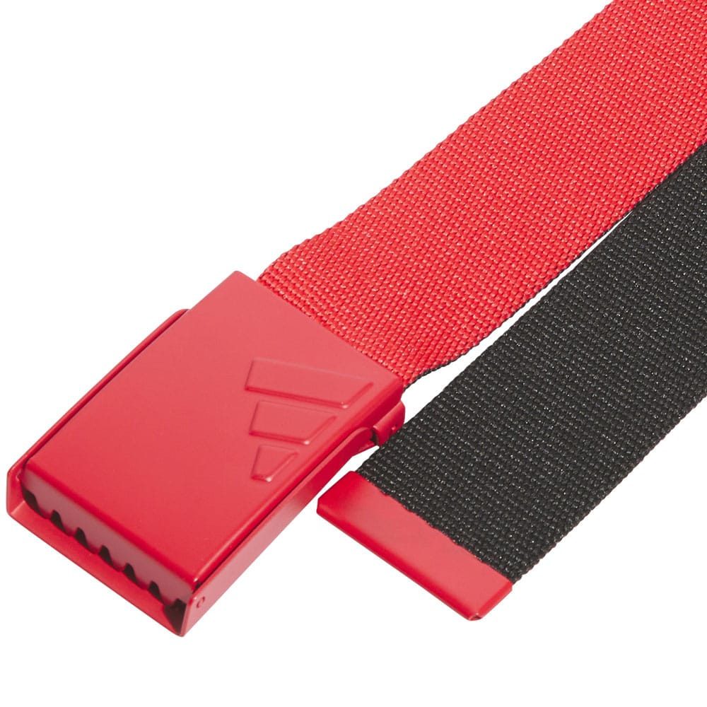 adidas Reversible Web Belt - Pure Ruby/Black