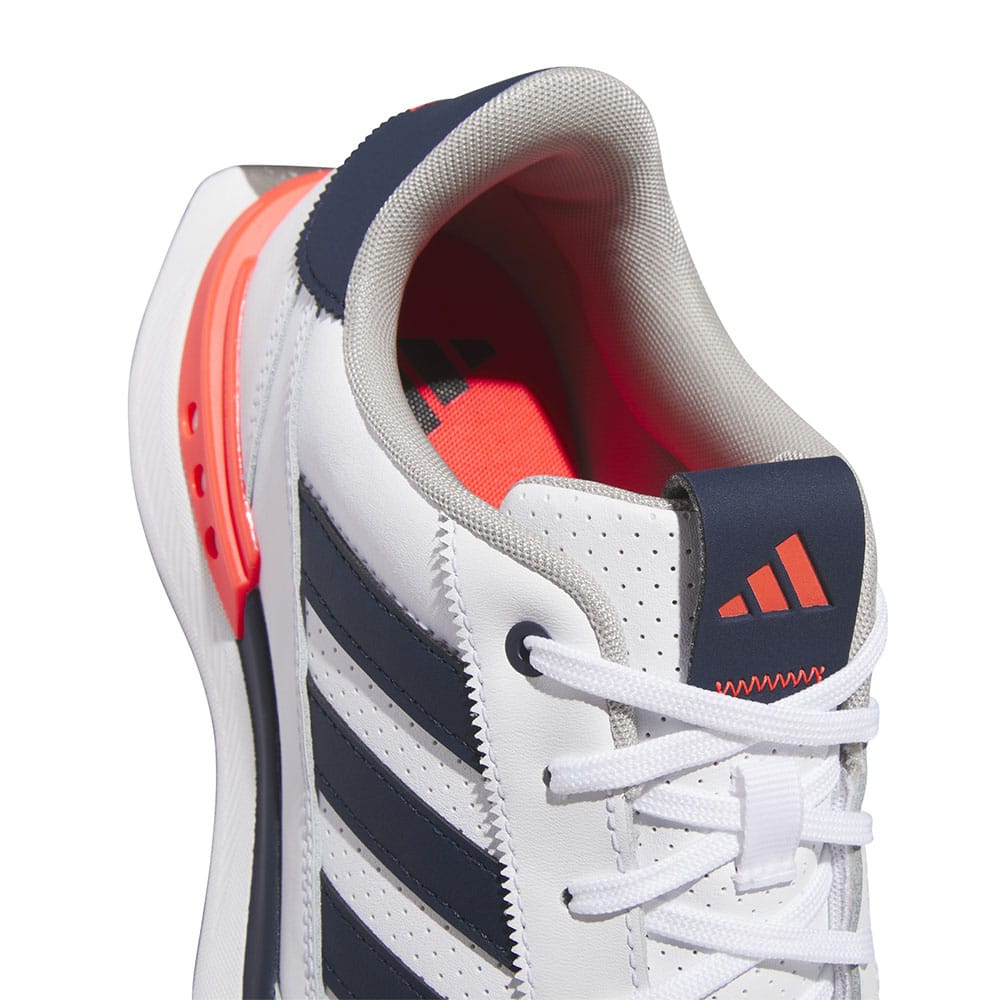 adidas S2G Leather 24 Spikeless Waterproof Shoes - White/Collegiate Navy/Lucid Red