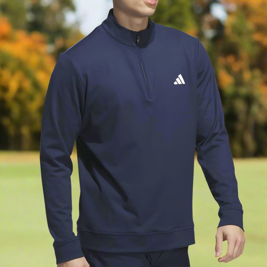 adidas Ultimate365 Classic 1/4 Zip Pullover - Collegiate Navy