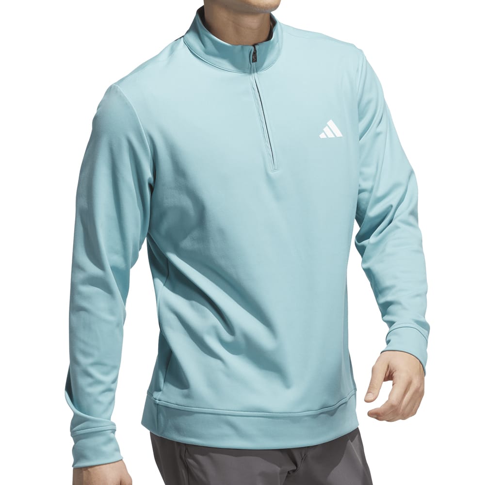 adidas Ultimate365 Classic 1/4 Zip Pullover - Mint Ton