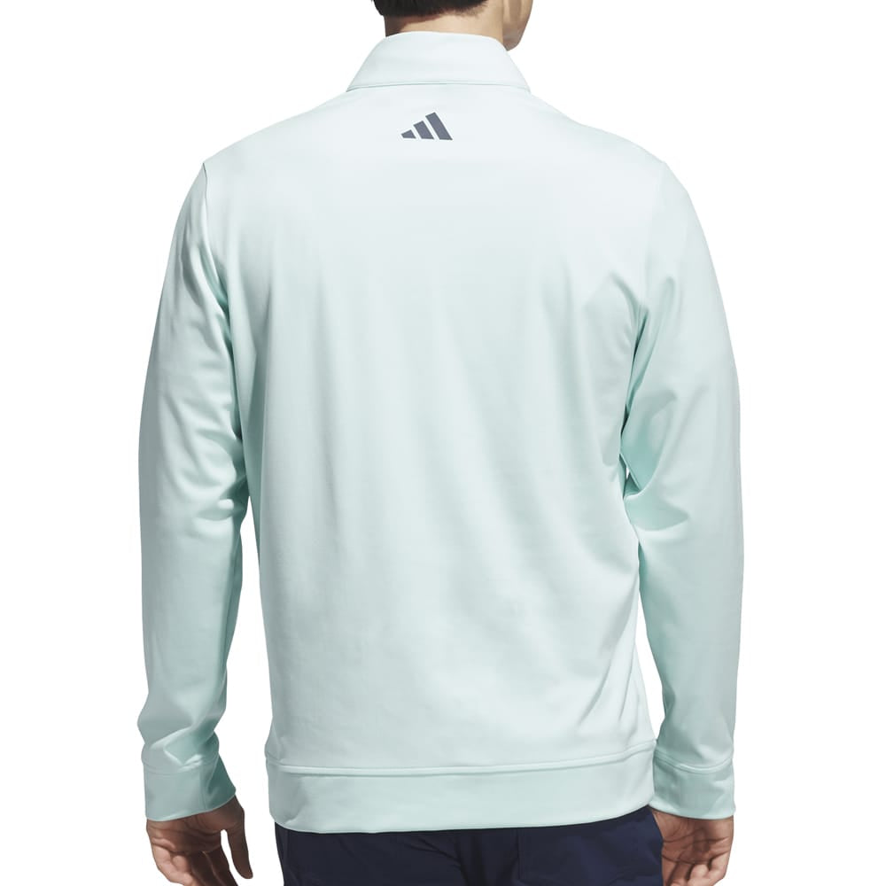 adidas Ultimate365 Classic 1/4 Zip Pullover - Semi Flash Aqua