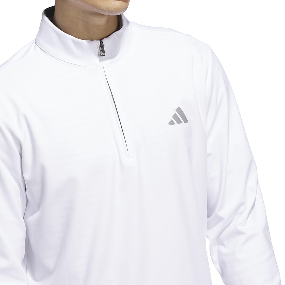 adidas Ultimate365 Classic 1/4 Zip Pullover - White