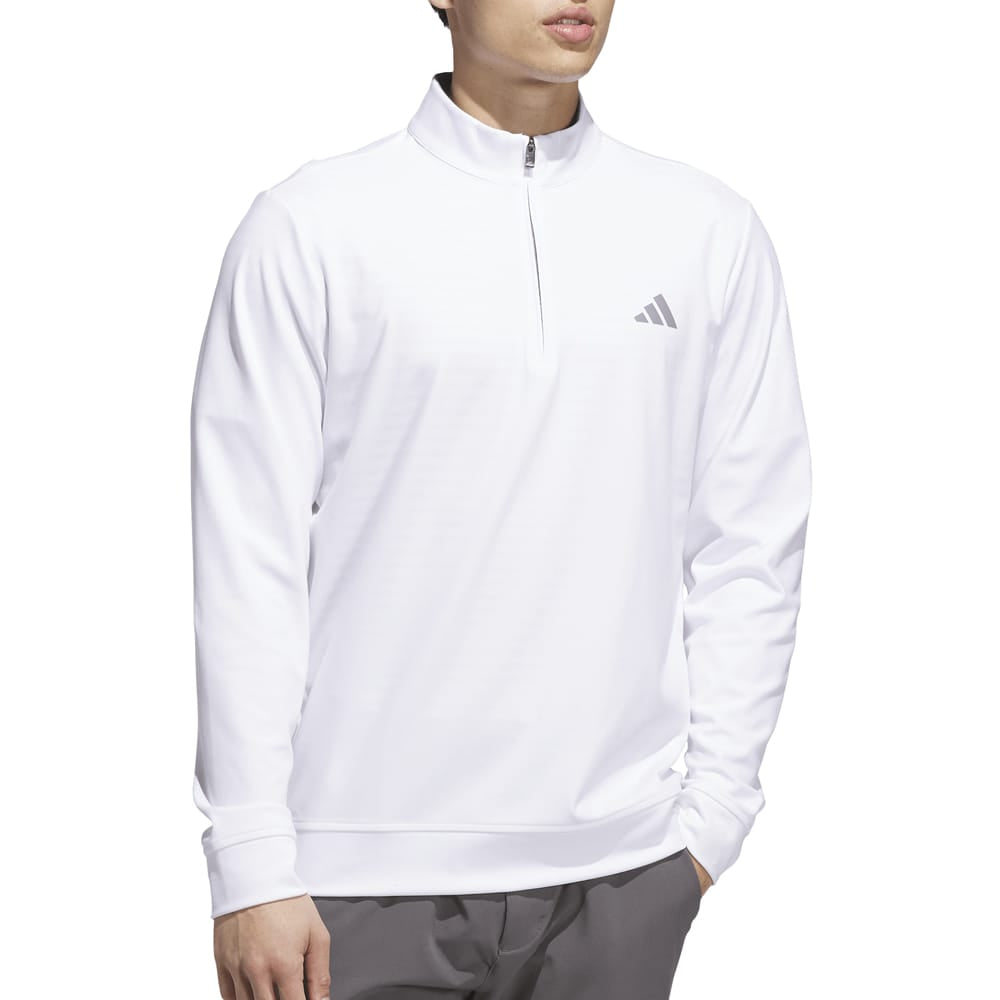 adidas Ultimate365 Classic 1/4 Zip Pullover - White
