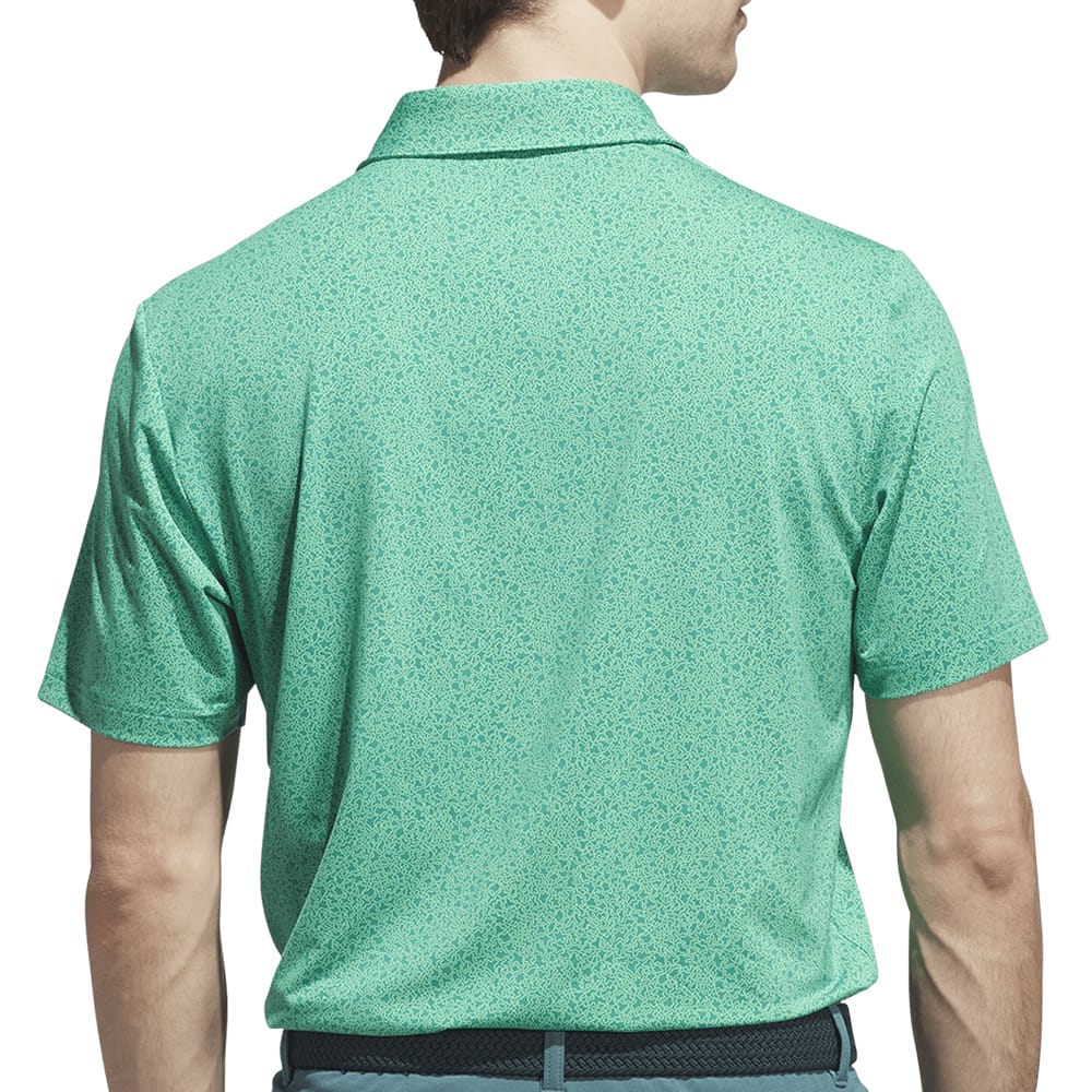 adidas Ultimate365 Mini Bunker Polo Shirt - Lime Burst