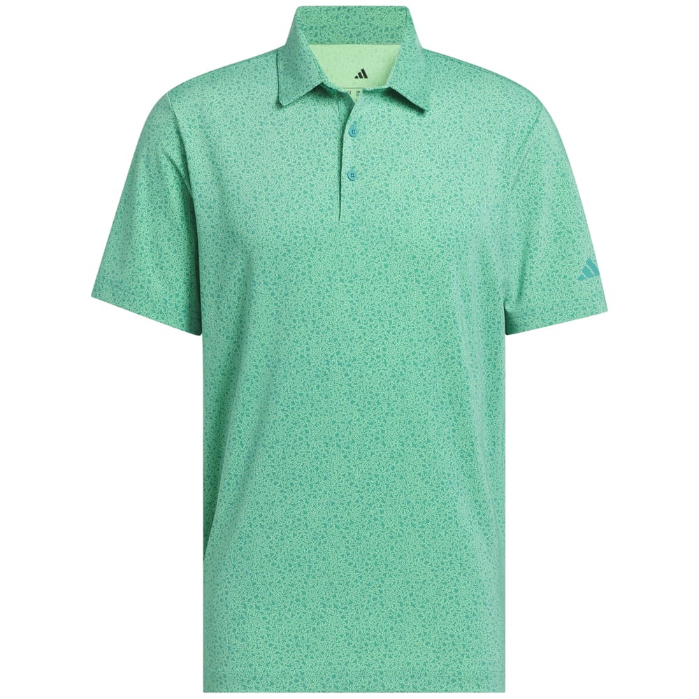 adidas Ultimate365 Mini Bunker Polo Shirt - Lime Burst