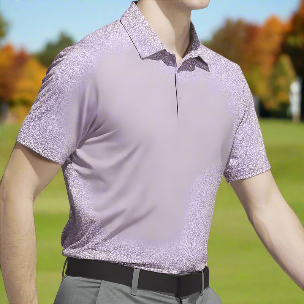 adidas Ultimate365 Mini Bunker Polo Shirt - Powder Plum