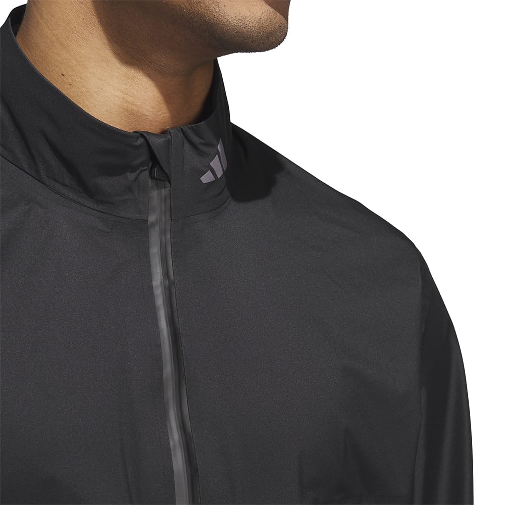 adidas Ultimate365 Climaproof Full-Zip Waterproof Suit - Black/Khaki Six