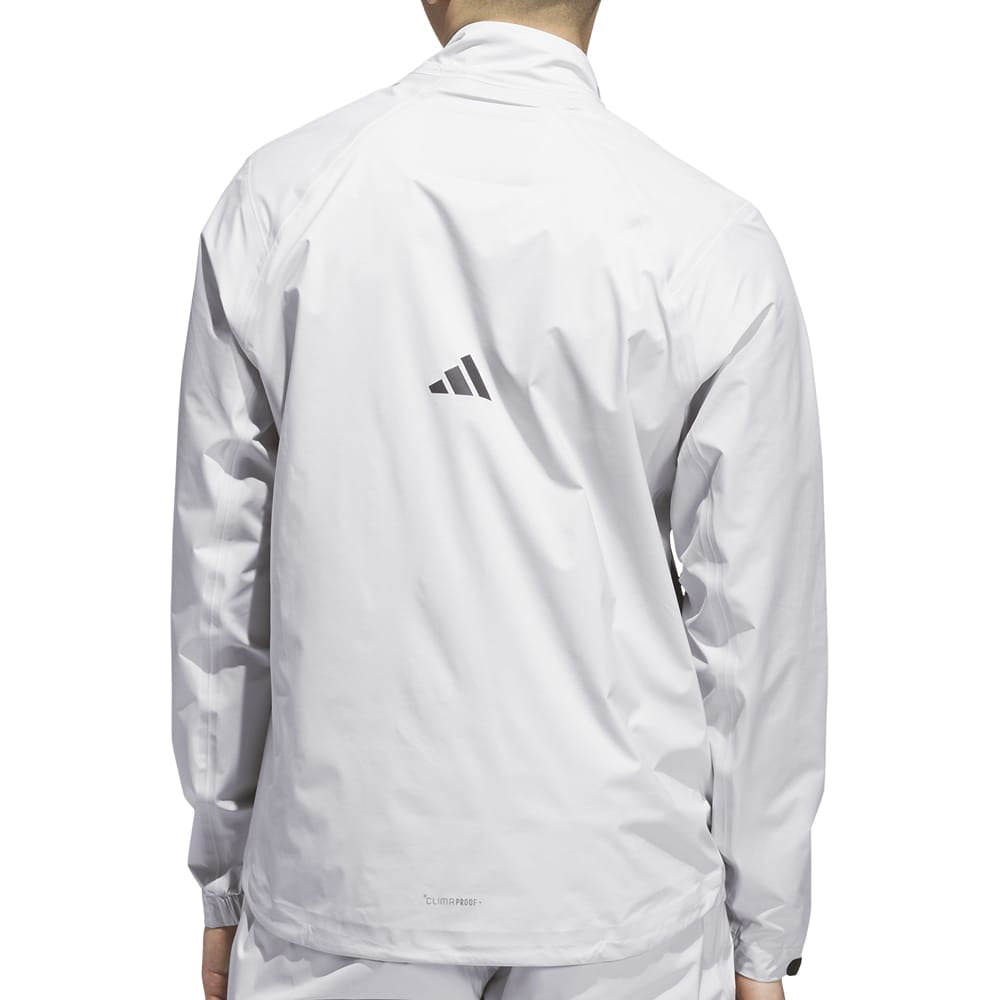 adidas Ultimate365 Tour CLIMAPROOF+ Full-Zip Waterproof Jacket - Grey One