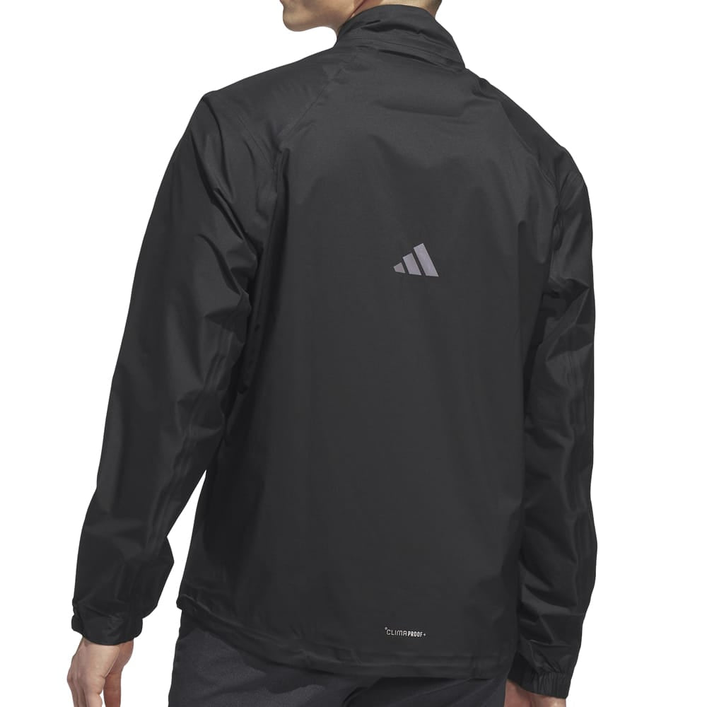 adidas Ultimate365 Tour Climaproof+ Half-Zip Waterproof Rain Suit - Black
