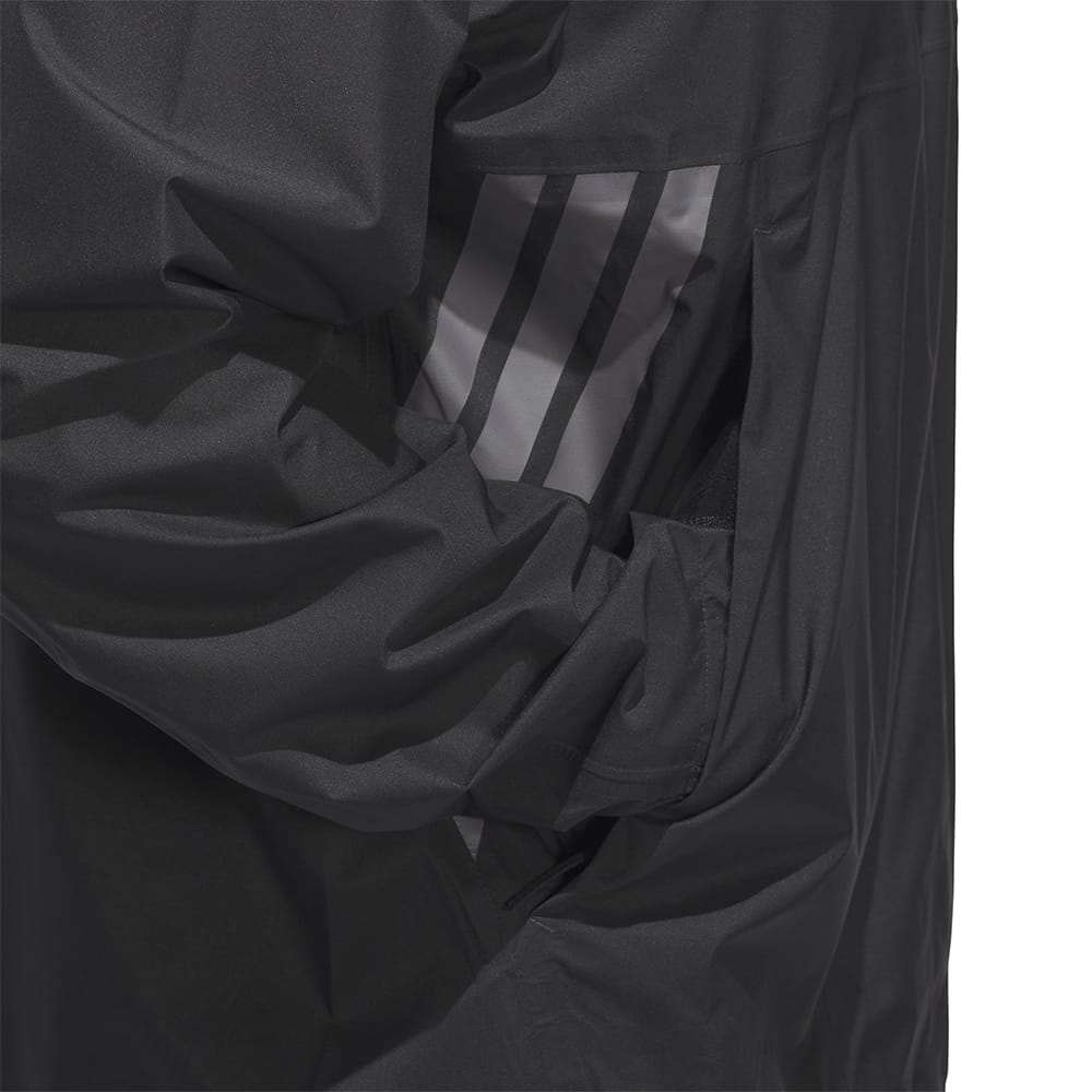 adidas Ultimate365 Tour Climaproof+ Half-Zip Waterproof Rain Suit - Black/Grey One