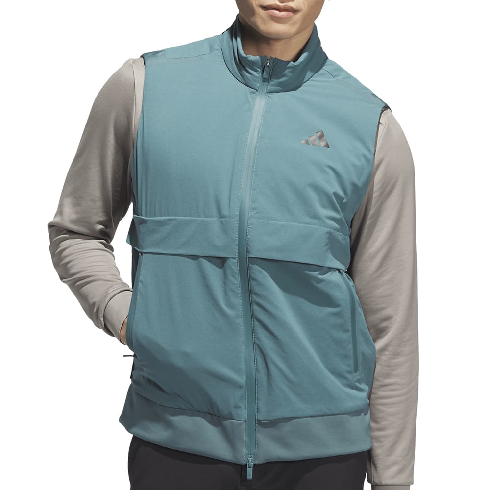 adidas Ultimate365 Tour Frostguard Full-Zip Vest - Preloved Teal