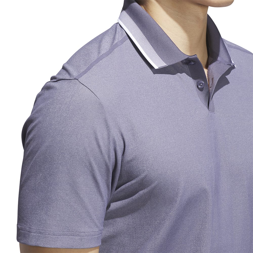 adidas Ultimate365 Tour Twistknit Pique Polo Shirt - Preloved Violet