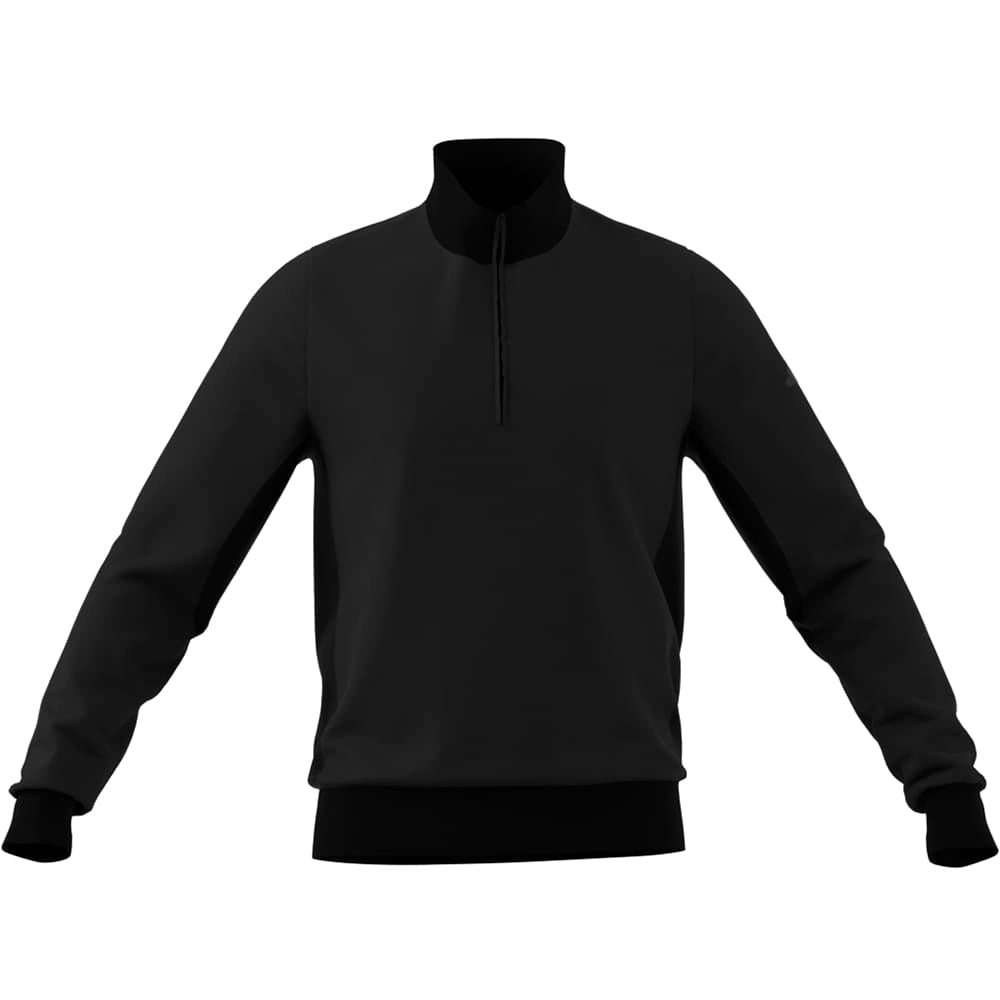 adidas Ultimate365 Tour Wind Knit 1/4 Zip - Black