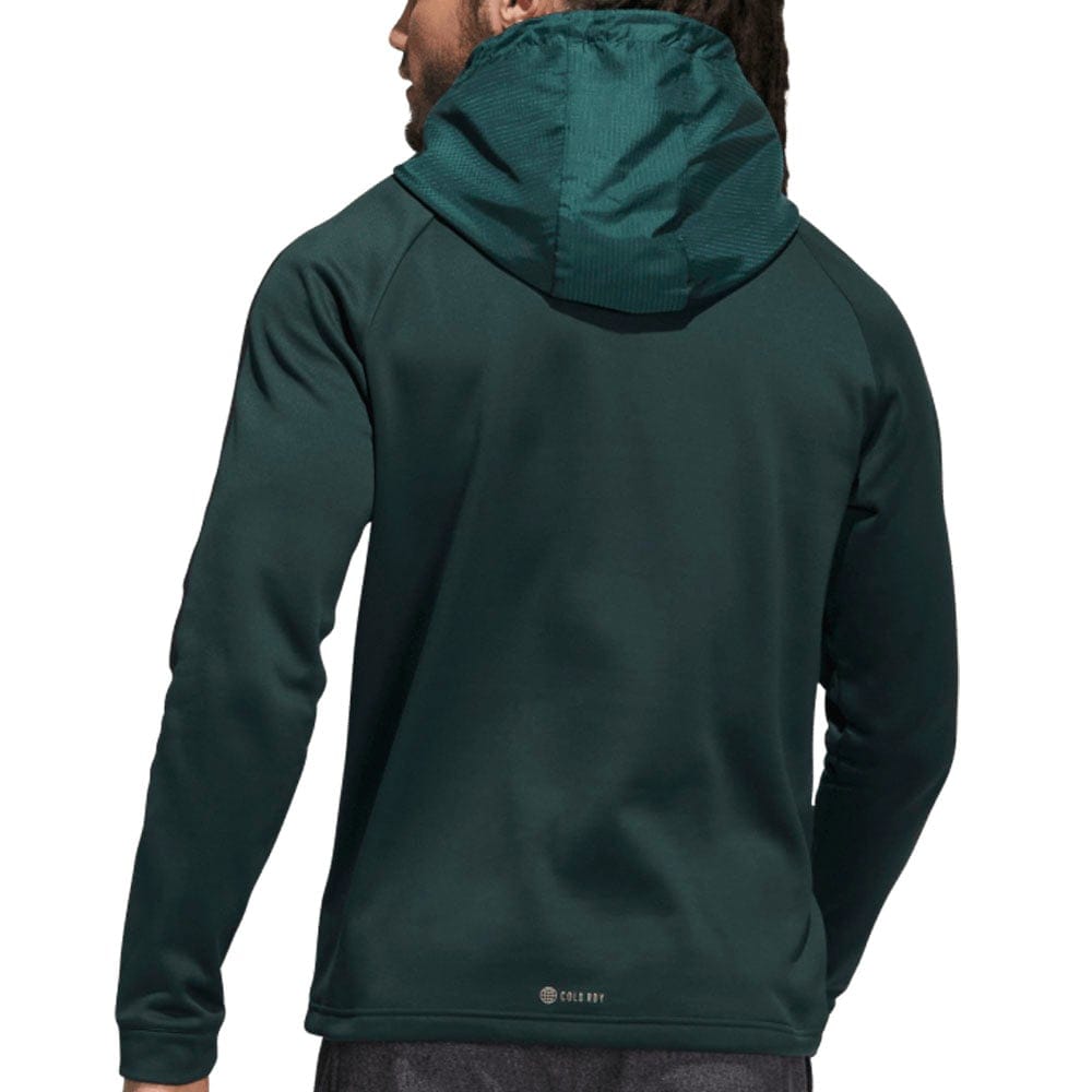 adidas Three Stripe COLD.RDY Hoodie - Shadow Green