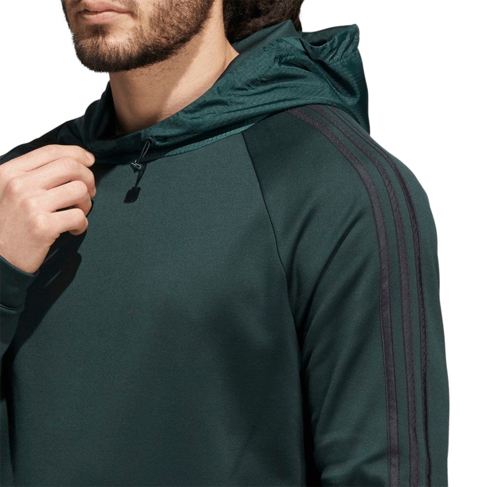 adidas Three Stripe COLD.RDY Hoodie - Shadow Green