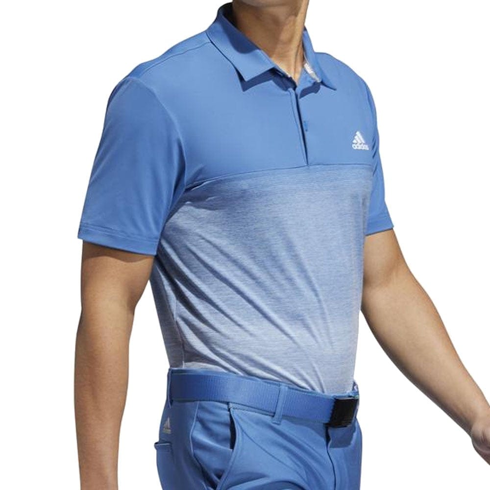 adidas Ultimate365 1.1 Print Polo Shirt - Trace Royal/Sky Tint