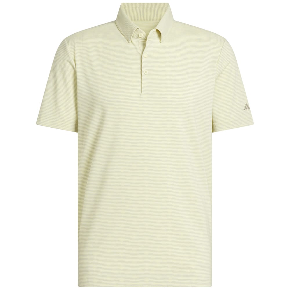 adidas Go-To Printed Polo Shirt - Powder Yellow/Wonder Silver