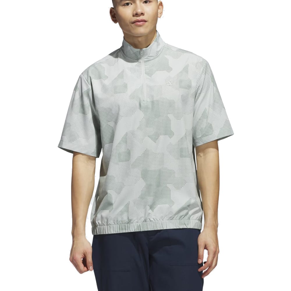 adidas Go-To DWR Short Sleeve 1/2 Zip Pullover - Wonder Silver