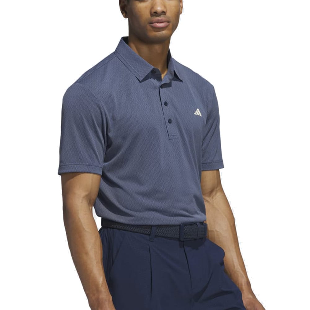 adidas Ultimate365 Tour Texture LC Polo Shirt - Collegiate Navy