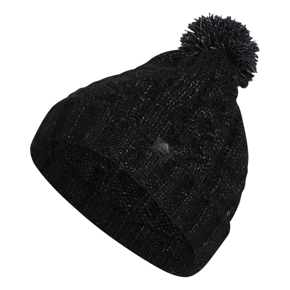 adidas Ladies PomPom Beanie - Black