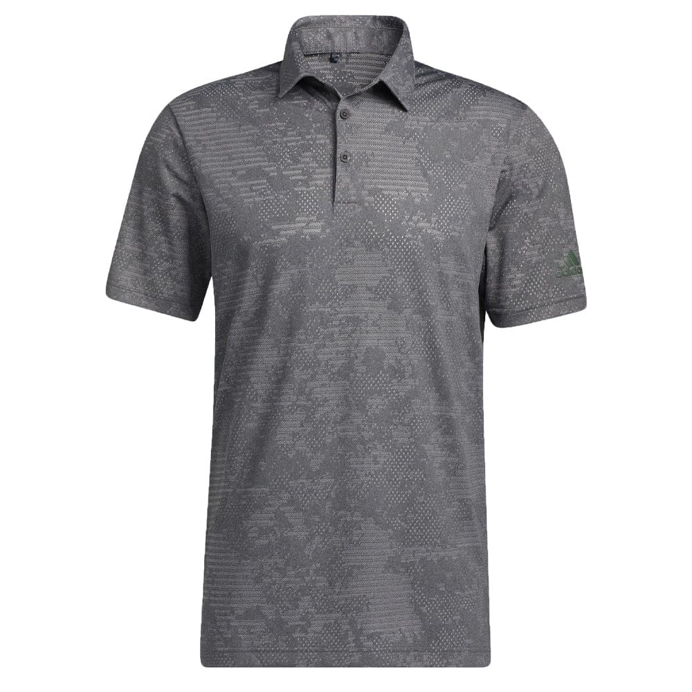 adidas Camo Polo - Black/Grey Three