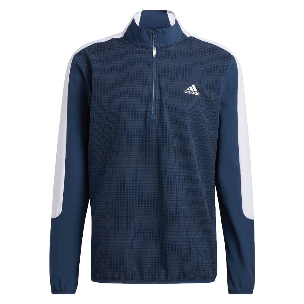 adidas Primegreen Printed Quarter-Zip Sweatshirt - Crew Navy/Black