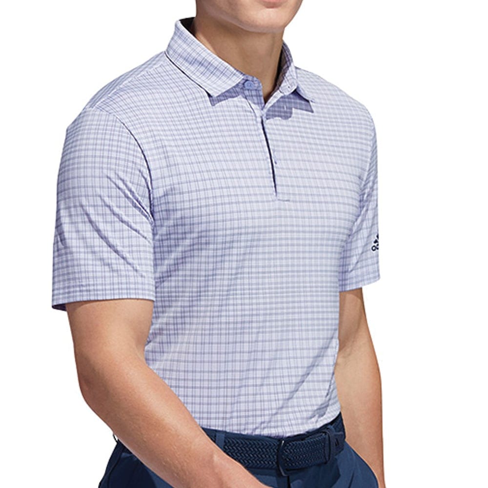 adidas Ultimate365 Allover Print Primegreen Polo Shirt - Violet Tone/Crew Navy