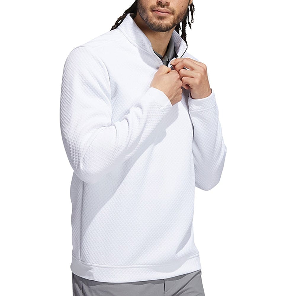 adidas DWR 1/4 Zip Pullover - White
