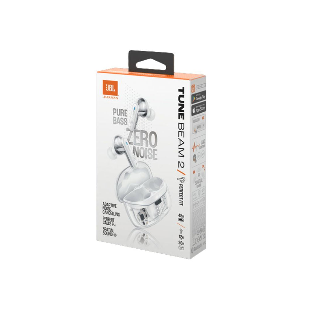 JBL Beam 2 Ghost Earbuds