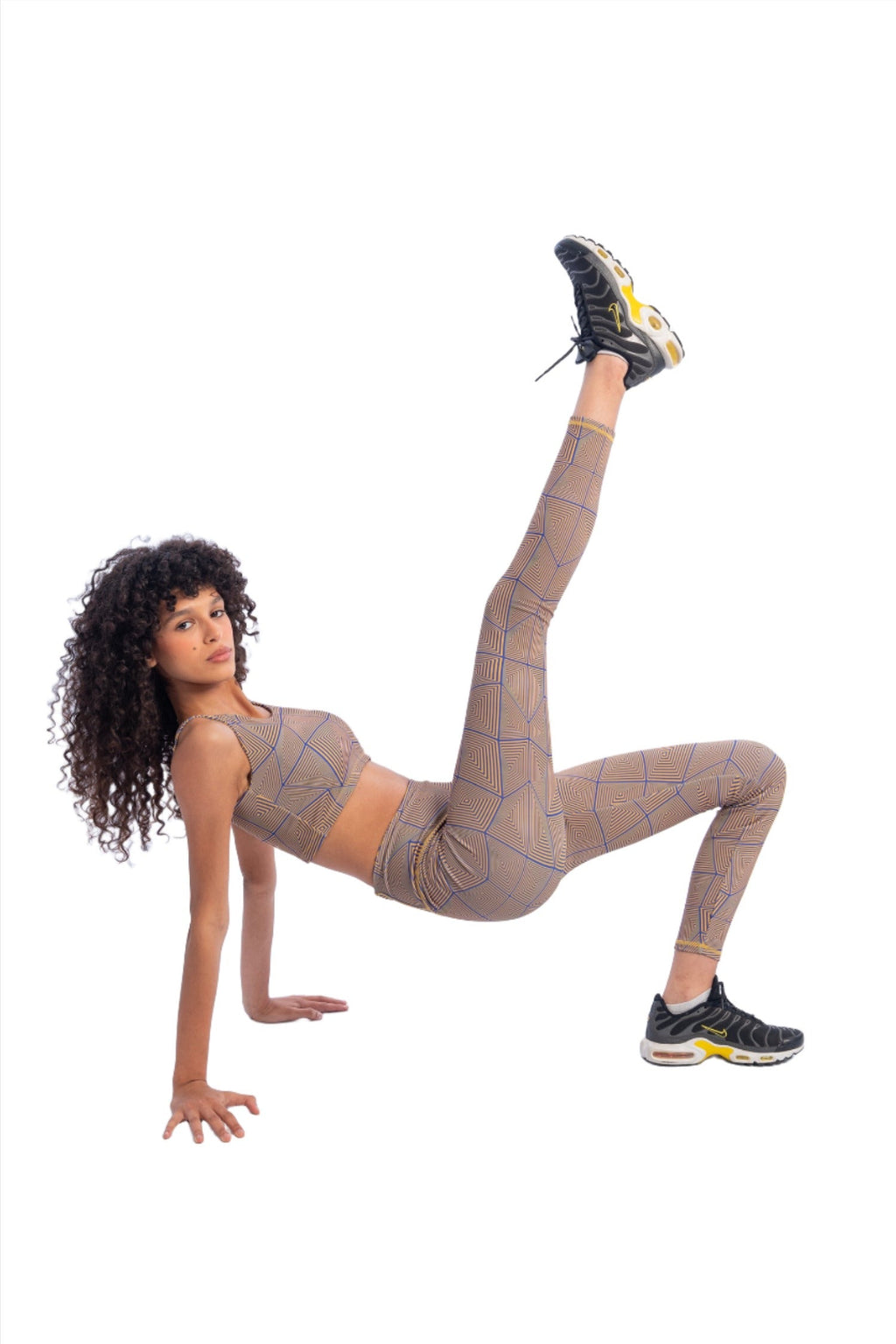 NYA Mosaic Double Strap Sports Bra