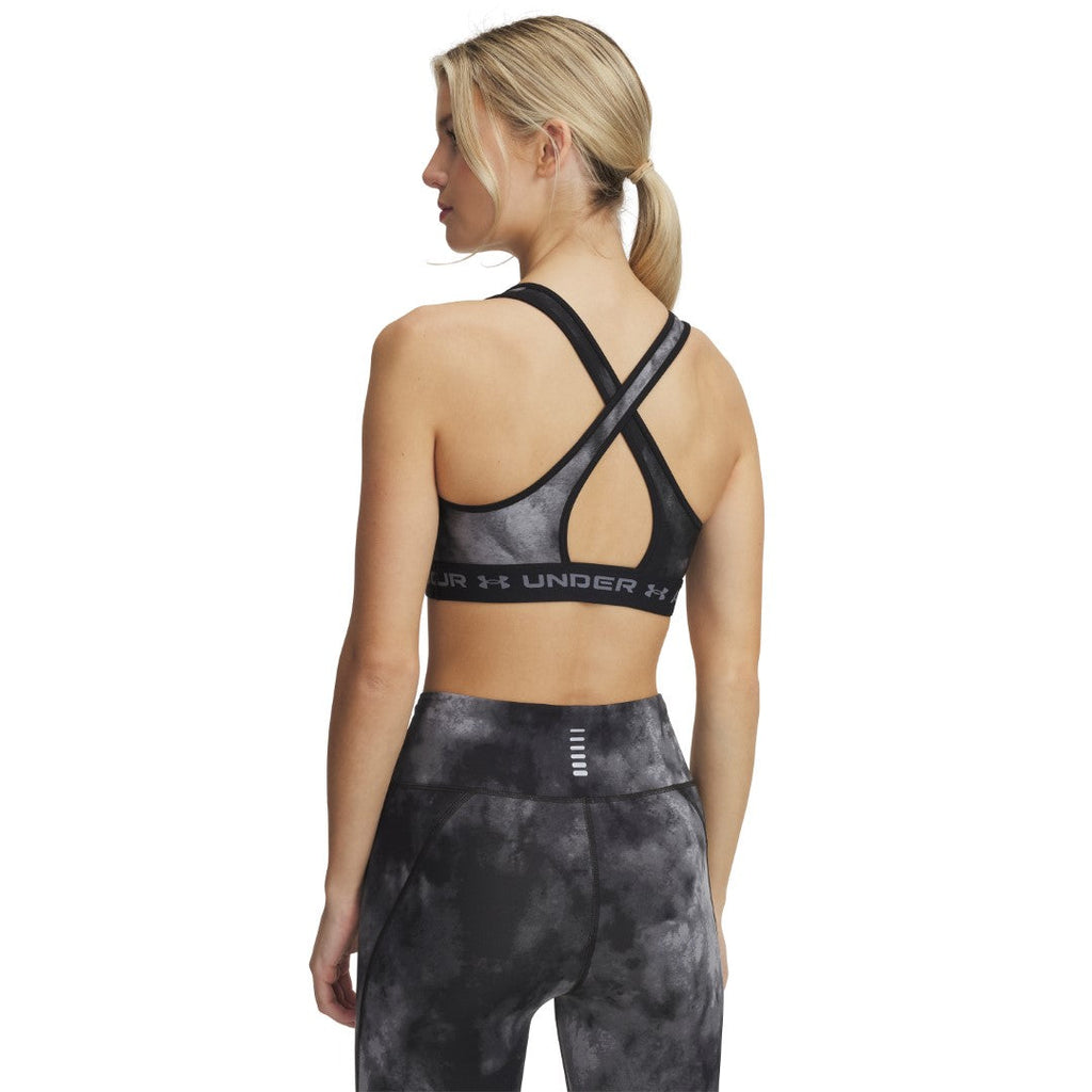 Mid Crossback Printed Sports Bra