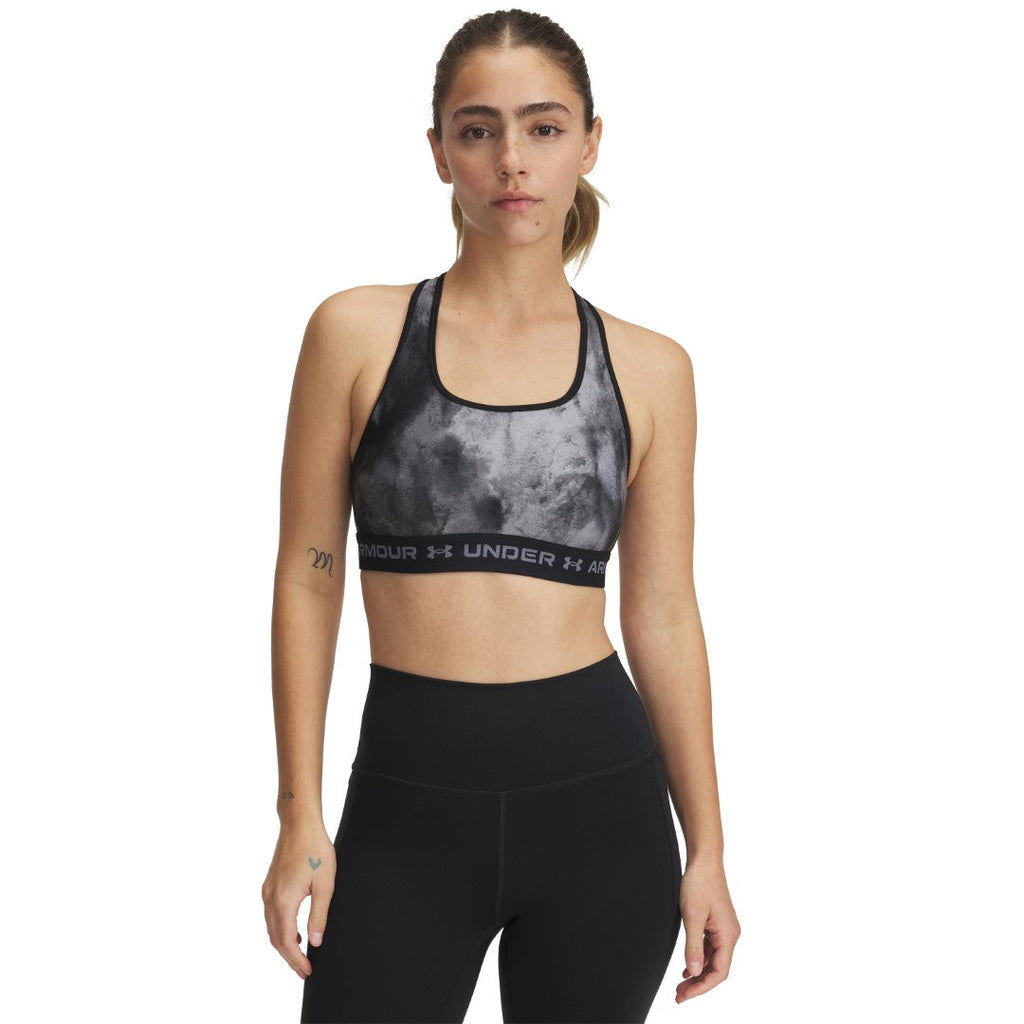 Mid Crossback Printed Sports Bra