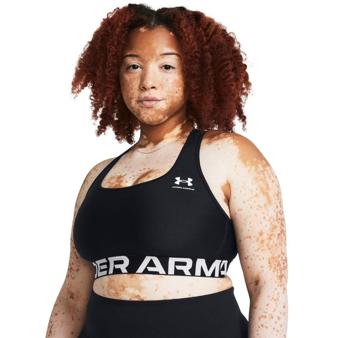 HeatGear® Armour Mid Branded Sports Bra