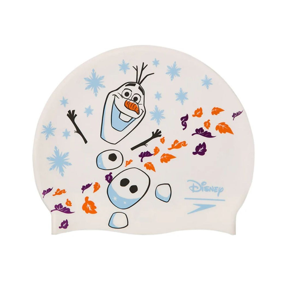Frozen 2 Olaf Slogan Swimming Cap